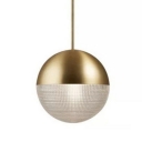 Suspension Light Globe Shade Modern Style Glass Pendant Light Fixtures Light for Living Room