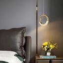 Pendant Lighting Round Shade Modern Style Acrylic Pendant Light Fixtures Light for Living Room