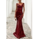 Luxury Solid Color Party Dress Off The Shoulder Zip Back Slim Fit Maxi Fishtail Dress for Women