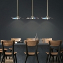 Modern Style LED Pendant Light Nordic Style Metal Glass Hanging Light for Bedside Coffee Shop