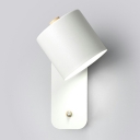Cylinder Adjustable Wall Sconces Lighting Fixtures Modern LED Wall Hanging Lights for Bedroom