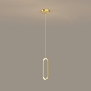 Simplicity Metallic Down Lighting Pendant Circlet Hanging Pendant Lights