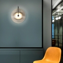 Modern LED Wall Lighting Ideas Glass Sconce Light Fixtures for Living Room