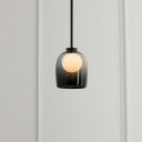 Pendant Light Kit Modern Style Glass Suspension Light for Living Room