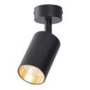 Minimalism Metal Semi Flush Mount Lighting Cylinder Semi Flush Mount Light