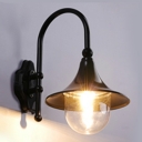 Cone 1 Light Industrial Sconces Wall Lights Vintage Glass Wall Hanging Lights for Living Room