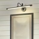 1-light Sconce Light Contemporary Style Liner Shape Metal Wall Lighting Ideas