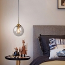 Pendant Lighting Fixtures Modern Style Glass Suspension Light for Living Room
