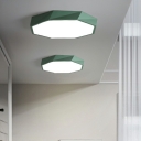Macaron Flush Mount Ceiling Light Fixture Minimalism Led Surface Mount Ceiling Lights for Bedroom