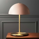 Contemporary Metal Reading Book Light Semicircle Nightstand Lamp for Bedroom