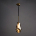 Minimalism Beaker-Esque Shape Pendant Ceiling Lights Mirror Glass Hanging Pendant Lights
