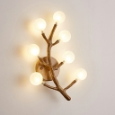 Designer Style Wood Wall Light Modern and Simple Wall Sconce Light for Aisle