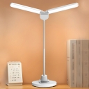 Modern Third Gear Slim Line Reading Book Light Acrylic and Metal Night Table Lamps