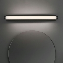 Industrial Natural Light Linear Vanity Light Fixtures Metal Acrylic Led Vanity Light Strip
