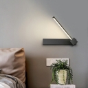 Wall Light Fixture Modern Style Metal Wall Sconce For Living Room