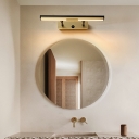 Minimalistic Swing Arm Natural Light Bathroom Lighting Stainless Steel Led Lights for Vanity Mirror