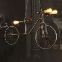 Industrial Bicycle Pendant Ceiling Fixture Lamp Metal Chandelier Hanging Light Fixture