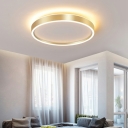 Contemporary Round Flush Mount Ceiling Light LED Ceiling Lamp for Living Room