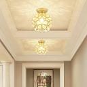 Contemporary Flush Mount Ceiling Lights Nordic Style Macaron Close to Ceiling Lamp for Bedroom