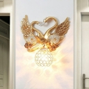 Wall Light Modern Style Crystal Sconce Light Fixture For Living Room