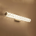 Minimalistic Linear Vanity Light Fixtures Crystal Led Vanity Light Strip