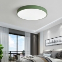 Modern Macaron Flush Mount Ceiling Light Fixtures Metal Flush Mount Lamp for Living Room