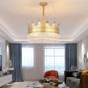 Elegant Tassel Suspension Pendant Light Gold Modern Chandelier Pendant Light for Living Room
