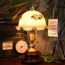 Modernism Glass Table Lamp 1 Light Night Table Lamps for Bedroom