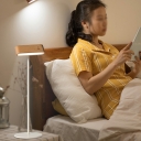 Modern Slim Line Reading Book Light Wood and Metal Task Lighting for Bedroom