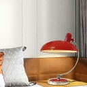 1 Light Dome Shape Table Light Contemporary Style Metal Bedroom Nightstand Lamps