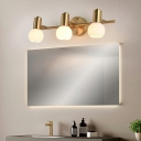 Vanity Wall Sconce Modern Style Glass Vanity Wall Light Fixtures for Bathroom