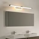 Modernism Swing Arm Third Gear Bathroom Lighting Stainless Steel Led Lights for Vanity Mirror