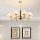 Wood Hanging Ceiling Lights Modern Simplicity Chandelier Lighting for Living Room
