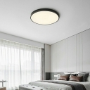 Led Flush Ceiling Lights Round Shade Traditional Style Acrylic Led Flush Light for Dining Room