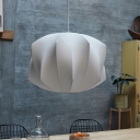 Pendant Lighting Modern Style Silk Hanging Lamp for Living Room