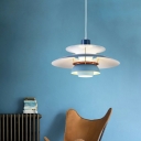 Nordic 1 Light Pendant Light Metal Macaron Hanging Light for Dinning Room