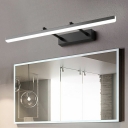 1 Light Vanity Wall Sconce Modern Style Acrylic Vanity Lamp for Bathroom