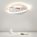 Contemporary Airplane Flush Mount Ceiling Light Fixture Acrylic Flush Ceiling Lights