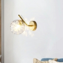 Modern Sphere Wall Sconces Glass 1-Light Wall Sconce Lighting Indoor
