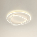 Contemporary LED Flush Mount Ceiling Light Fixture Ceiling Lamp for Living Room