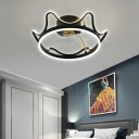 Multi-Shaped Ceiling Fan Light Metal LED Ceiling Fan for Kid’s Room