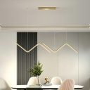 Minimalism Hanging Island Lights Modern Led Hanging Pendant Lights for Bedroom