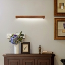 Linear Wall Sconces Modern Wood 1-Light Wall Sconce Lighting for Bedroom