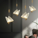 Pendant Light Kit Contemporary Style Acrylic Hanging Lamps for Living Room Natural Light