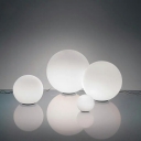 Globe Glass Night Table Lamps White 1 Light Table Light for Bedroom