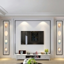 Contemporary Glass Sconce Light Fixture LED Light for Living Room