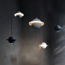 Cement Suspended Lighting Fixture Minimalism Style Hanging Pendant Light