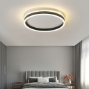 Acrylic Round Square Ceiling Light Contemporary Style Flush Mount Lighting for Bedroom