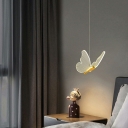 1-Light Pendant Lamps Simple Style Butterfly Shape Metal Hanging Lamp Kit