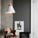 Nordic Style 1 Light Modern Hanging Pendant Lights Macaron Hanging Lamp for Living Room